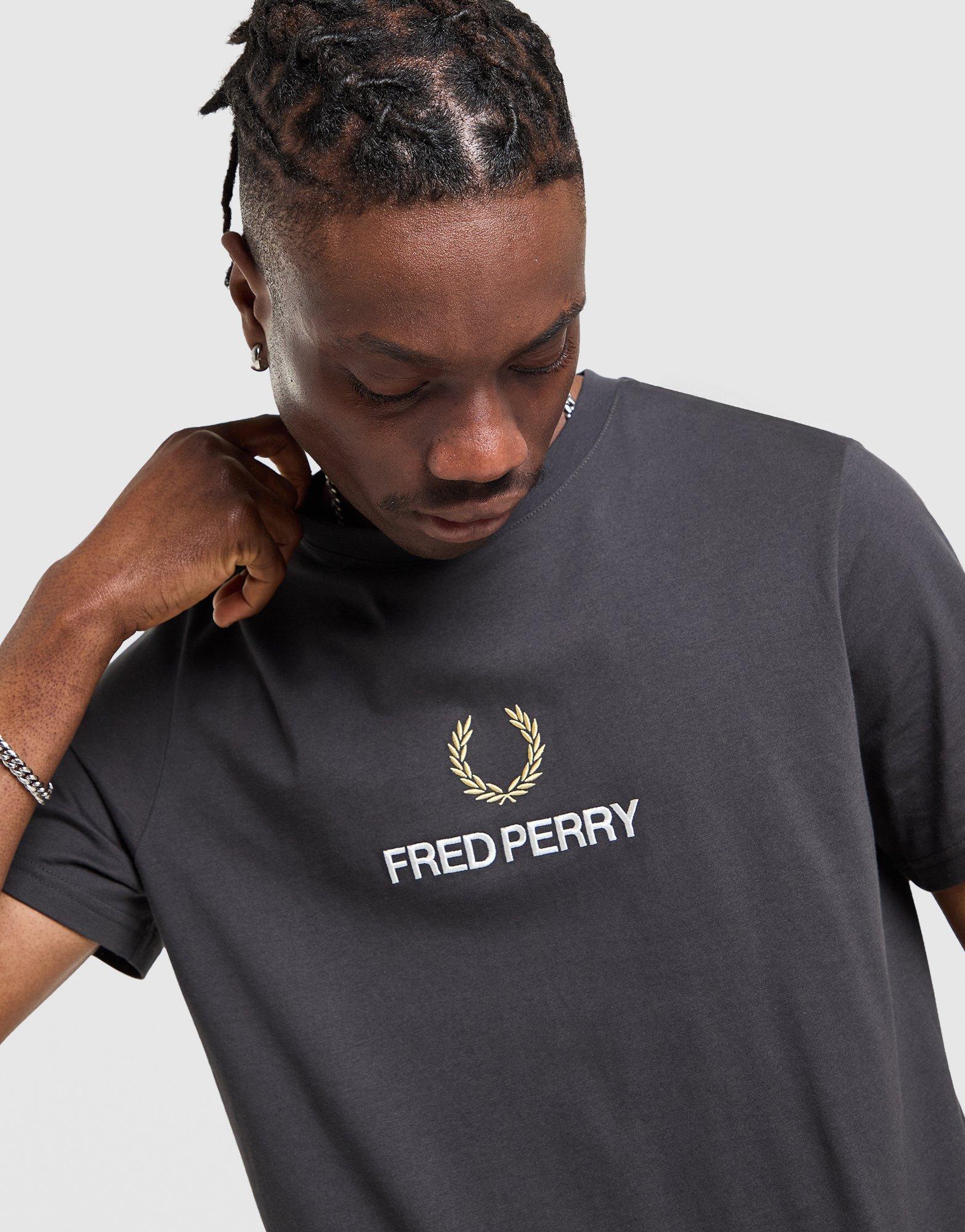 Fred Perry Emblem Stack T-Shirt