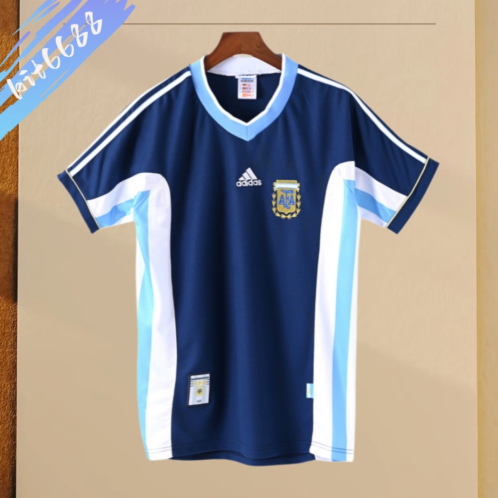 1989 Argentina Away Retro Football Shirt