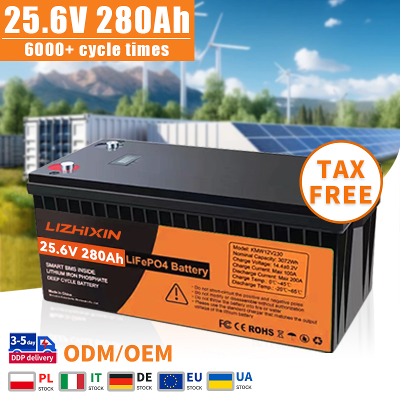 Lithium Ion Batteries Pack 25.6v 280ah