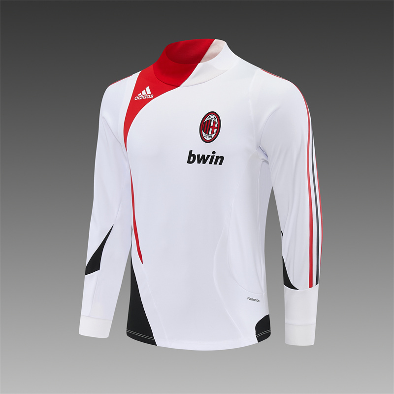 07/08 AC Milan Retro Training Shirt Long Sleeve Football Shirt