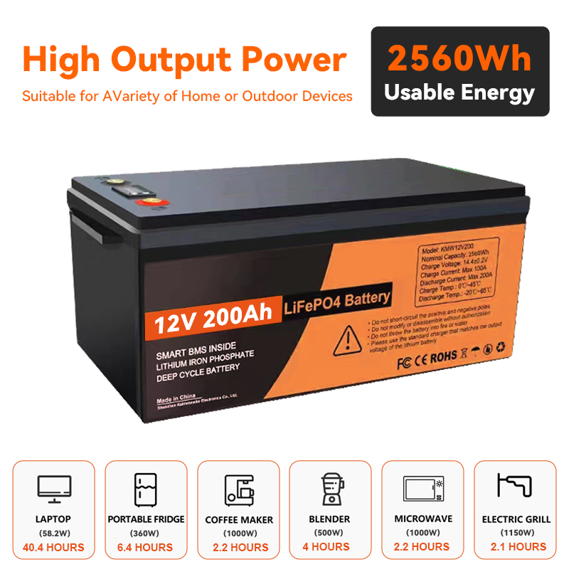 Lithium Ion Batteries Pack 12v 200ah