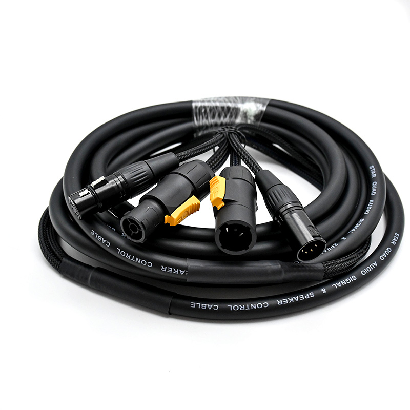 5 Pin XLR DMX Truecon Combo Cable
