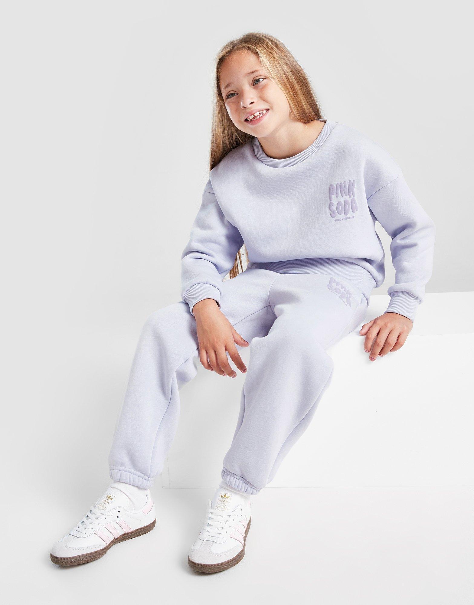 Pink Soda Sport Girls' Crew Trainingsanzug Kleinkinder