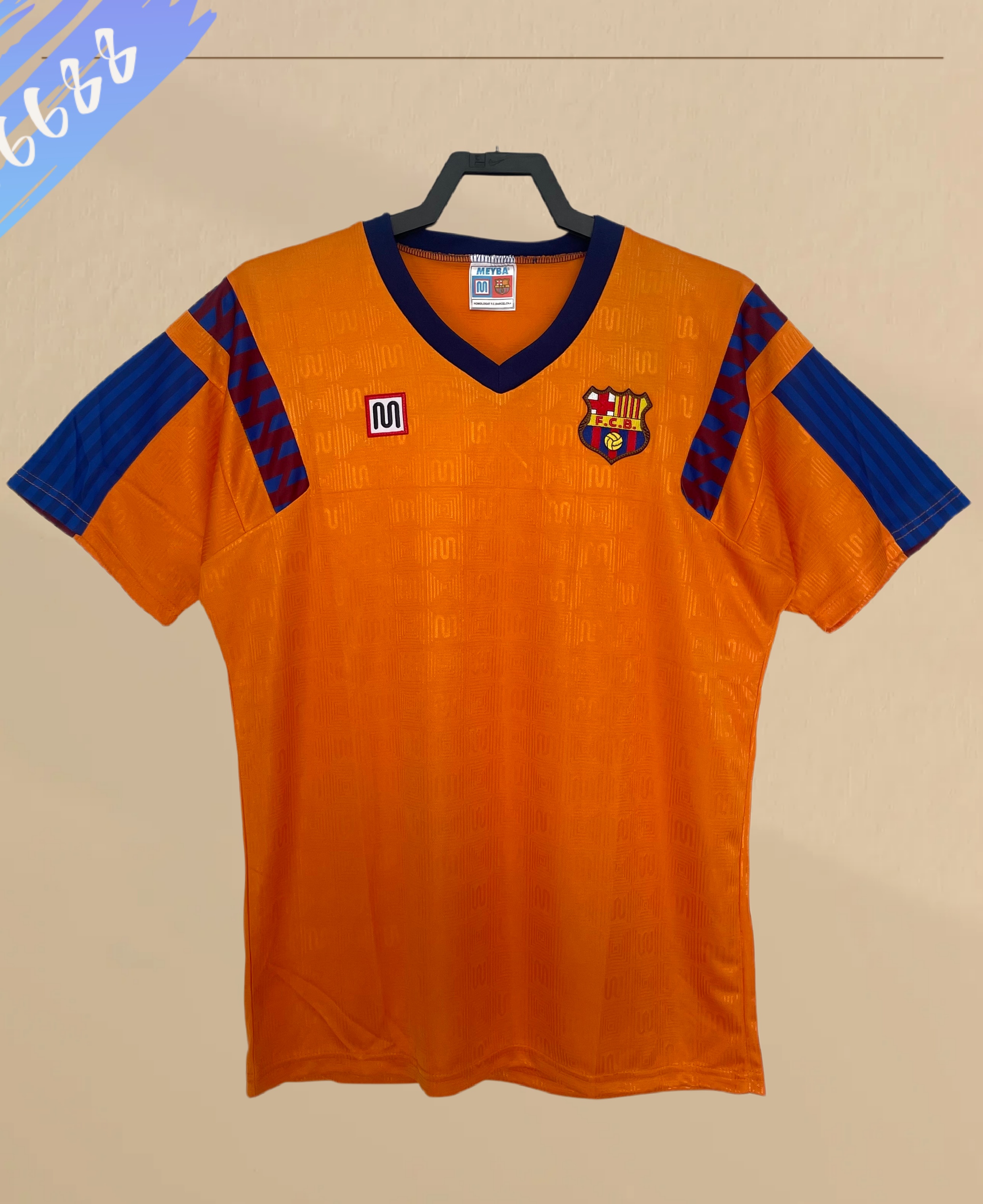 1989/1992 Barcelona Away Retro Football Shirt