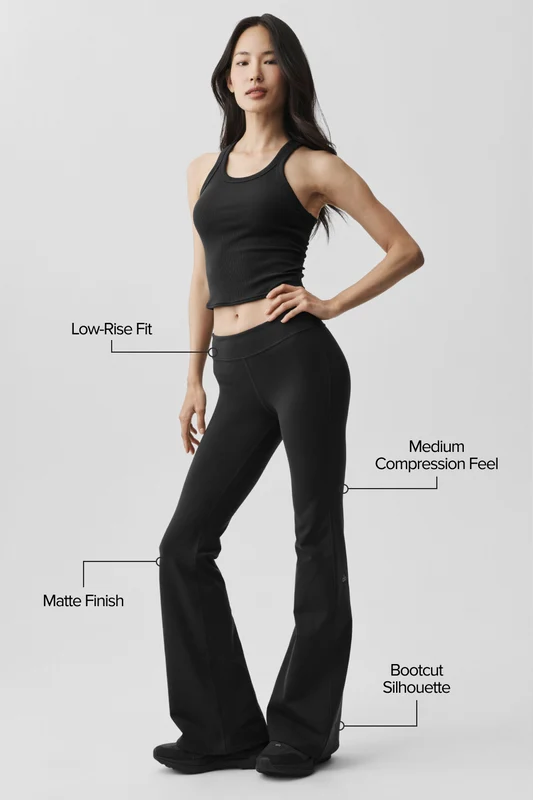 Airbrush Low-Rise Flare Legging (Regular)