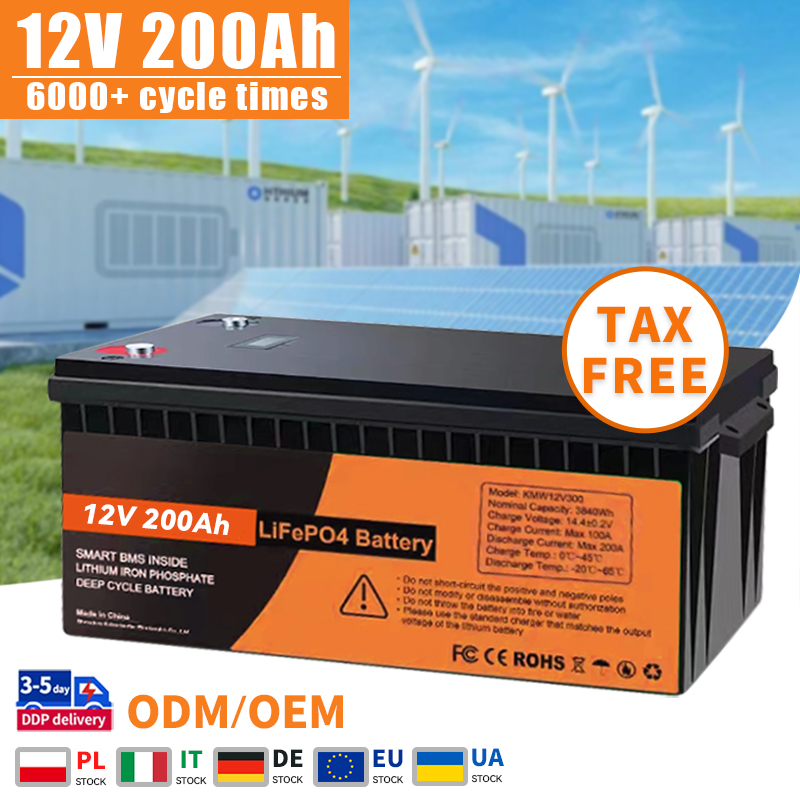 Lithium Ion Batteries Pack 12v 200ah