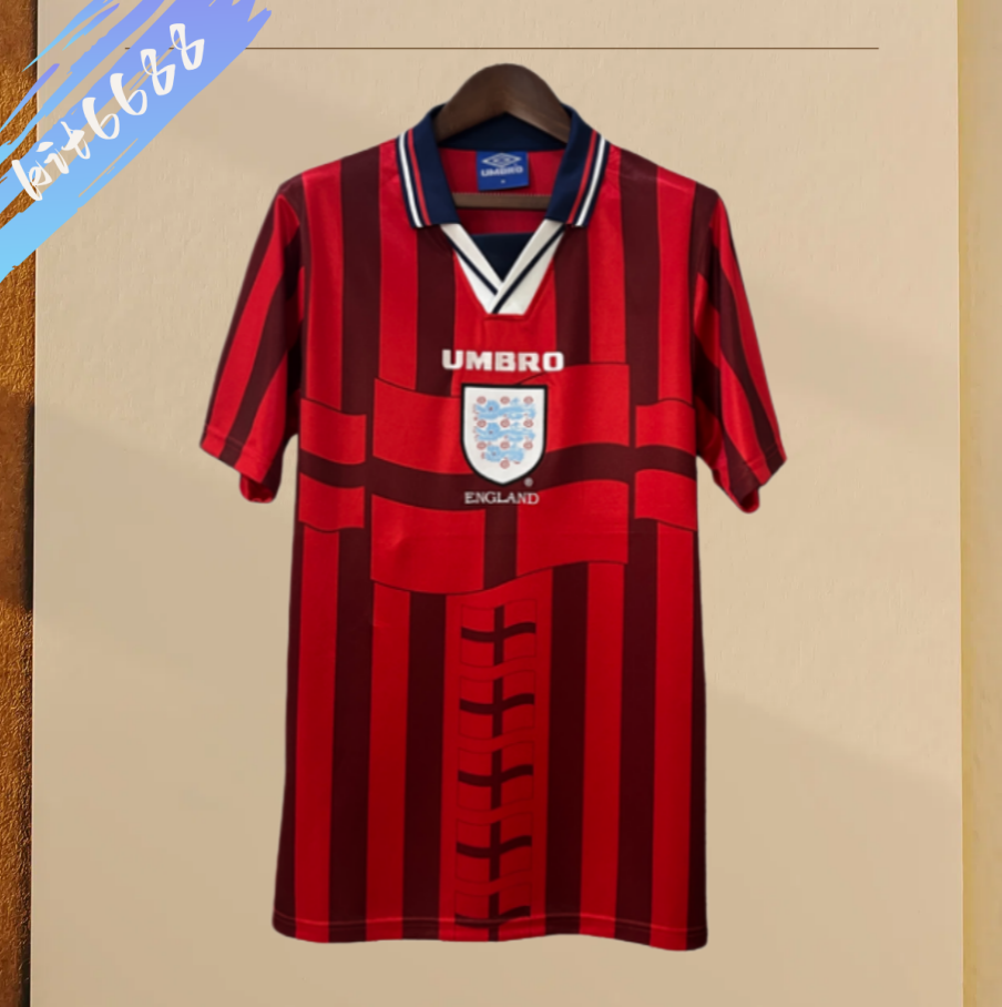 1998 England Away  Retro Football Soccer jerseys