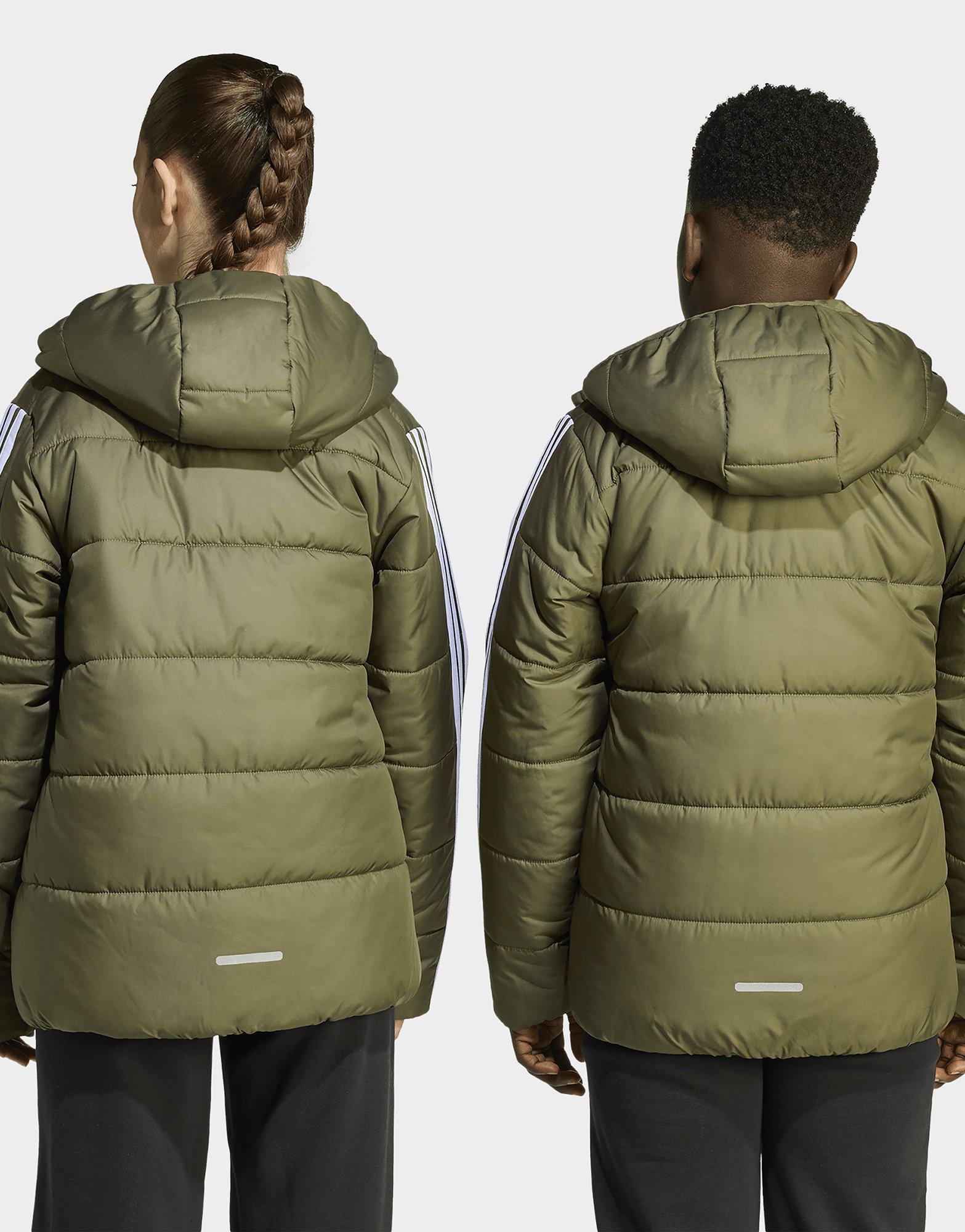 adidas Essentials 3-Streifen gefütterte Kinderjacke