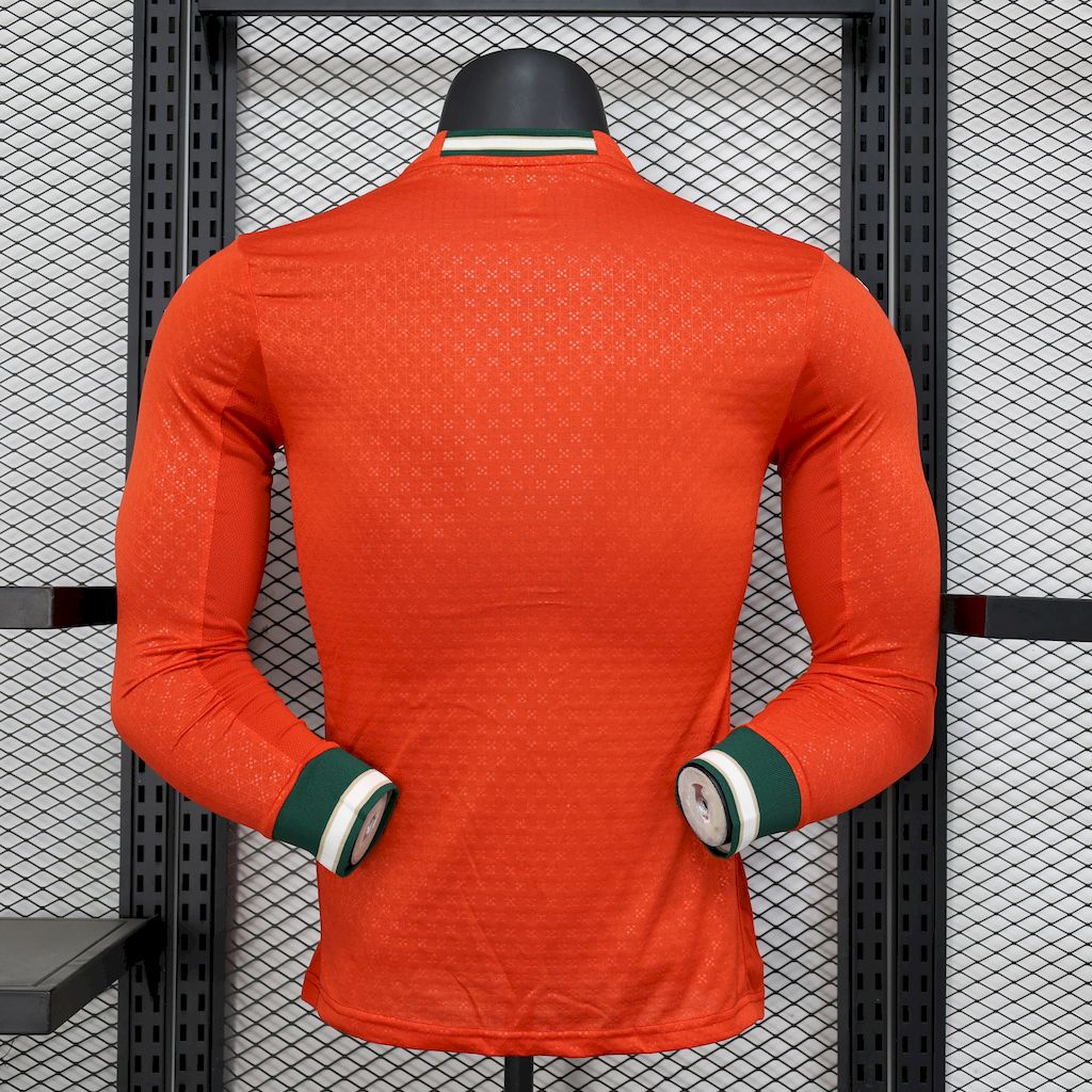 2025/2026 Portugal Home Long Sleeves Football Shirt （Player Edition）