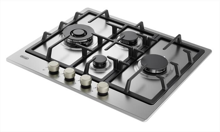 DE LONGHI - Piano cottura a gas YLG 60 RFX 60 cm-Inox