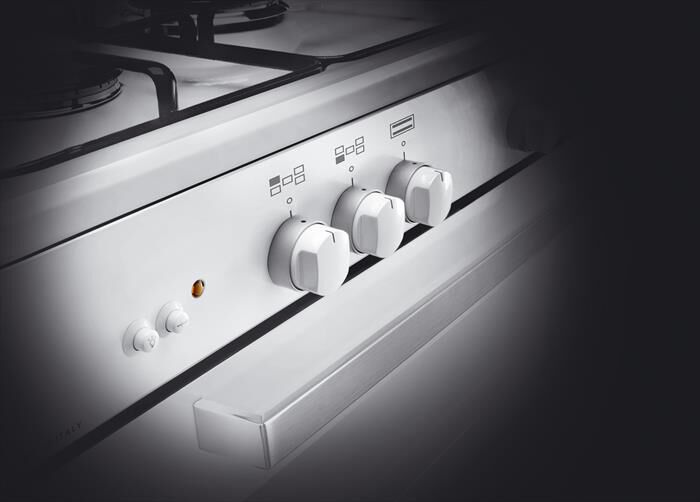 GLEM GAS - Cucina a gas A855GX Classe A-Bianco