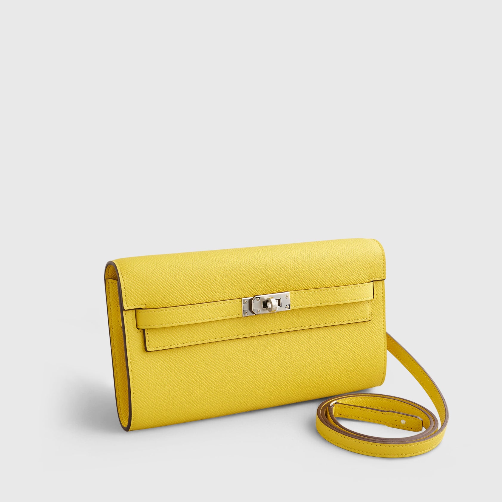 Hermès Kelly To Go Epsom Jaune de Naples Palladium Hardware