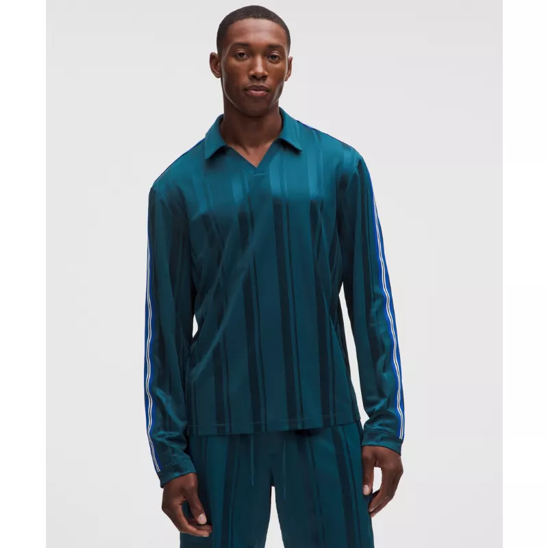 Knit Stripe Rugby Shirt