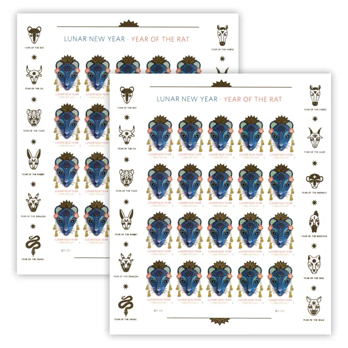 🎁[US FREE SHIPPING]100PCS-Lunar New Year Rat 2020