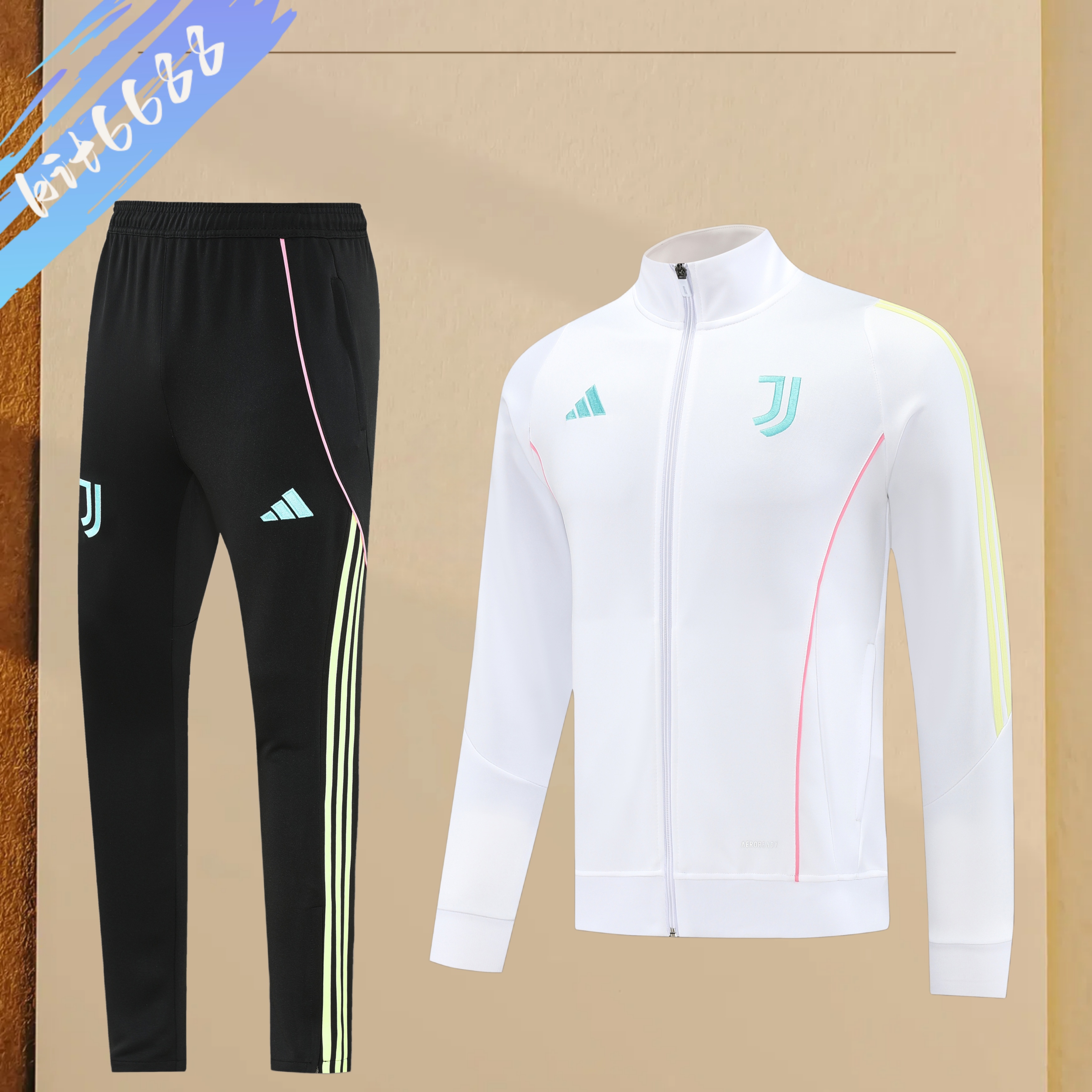 25/26 Juventus Full Zipper Training Suit (Adult Set)