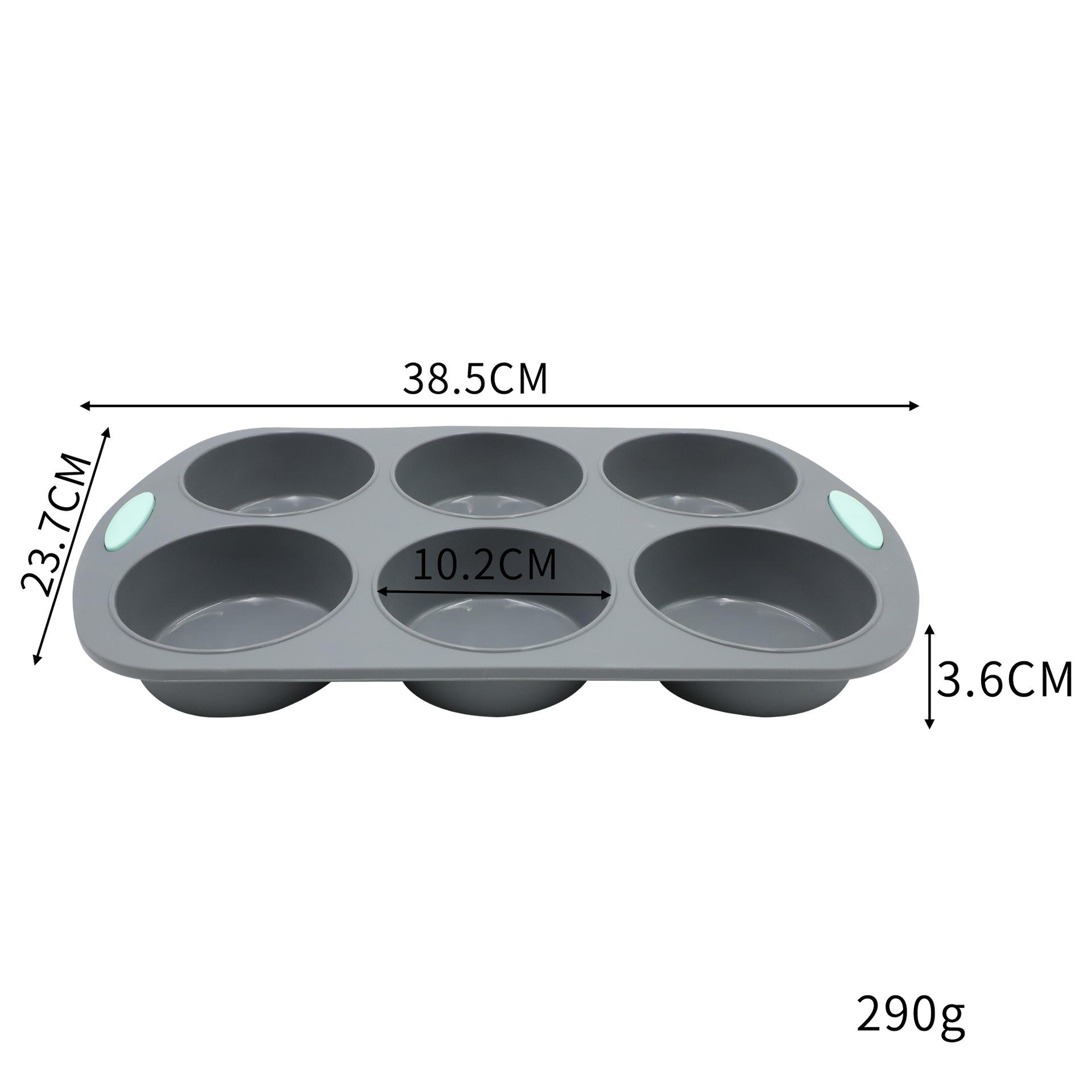 Non-Stick Food Grade Silicone Baking Set, Heat Resistant Cake Mold & Tray