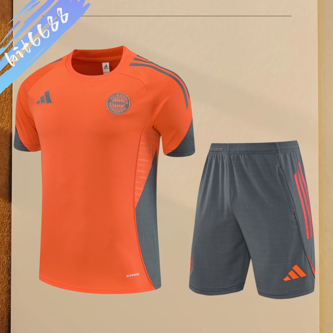 2025/2026 Bayern Munich Short Sleeve Training Clothe (Adult Kids kit)