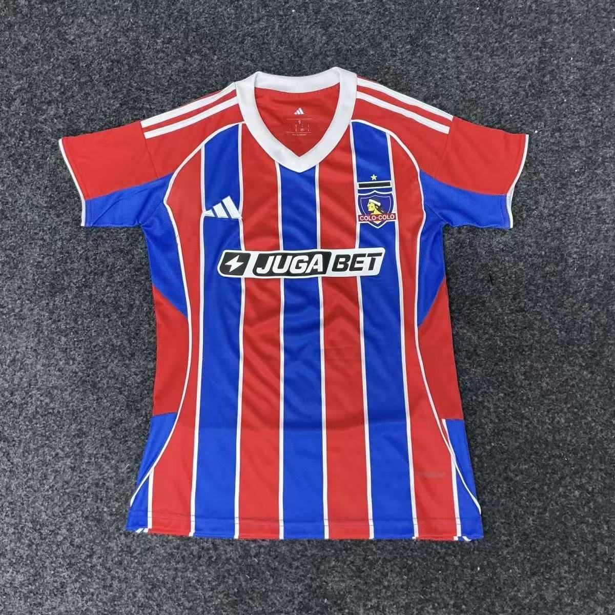 Colo Colo 25-26 Two guest women's clothing home fans