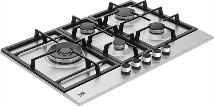 BEKO - Piano cottura a gas HIAL75225SXE 75 cm-Inox