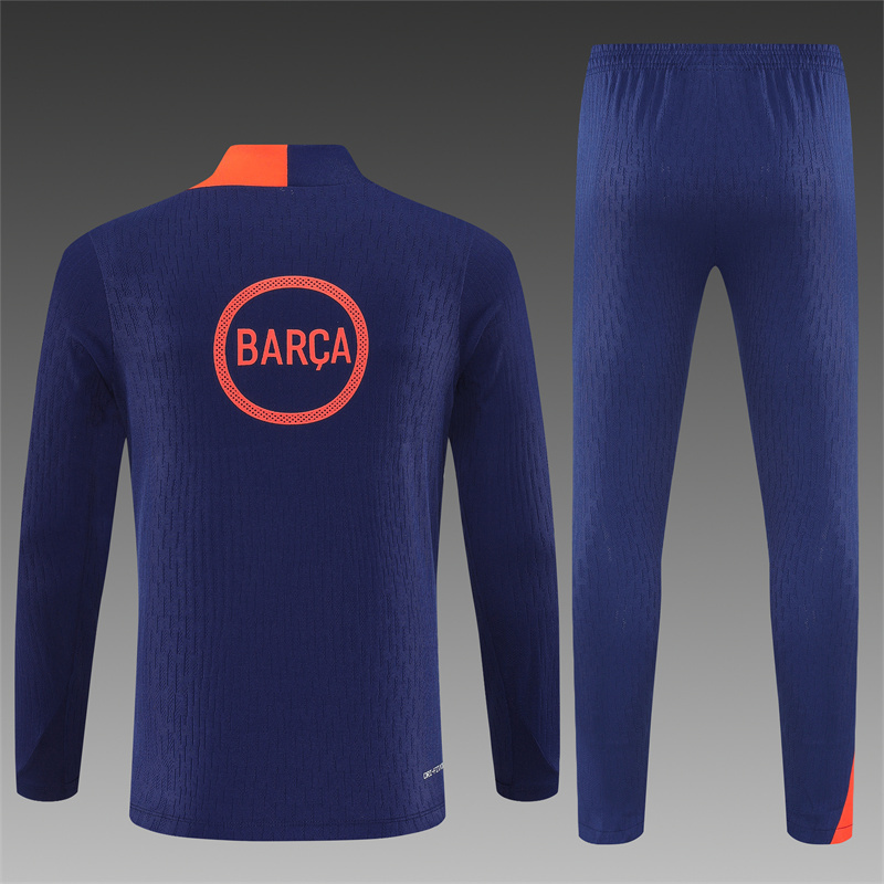 25/26 Barcelona Half Zip TrainingWear (Adult Kids Kit)