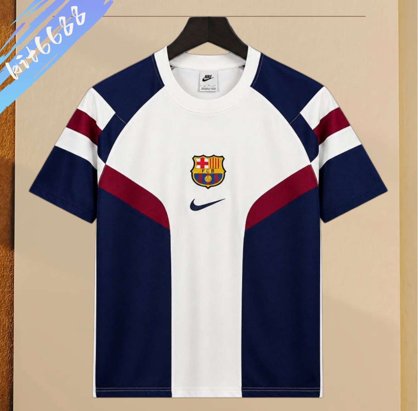 1998/1999 Barcelona Training EB Retro Football Shirt