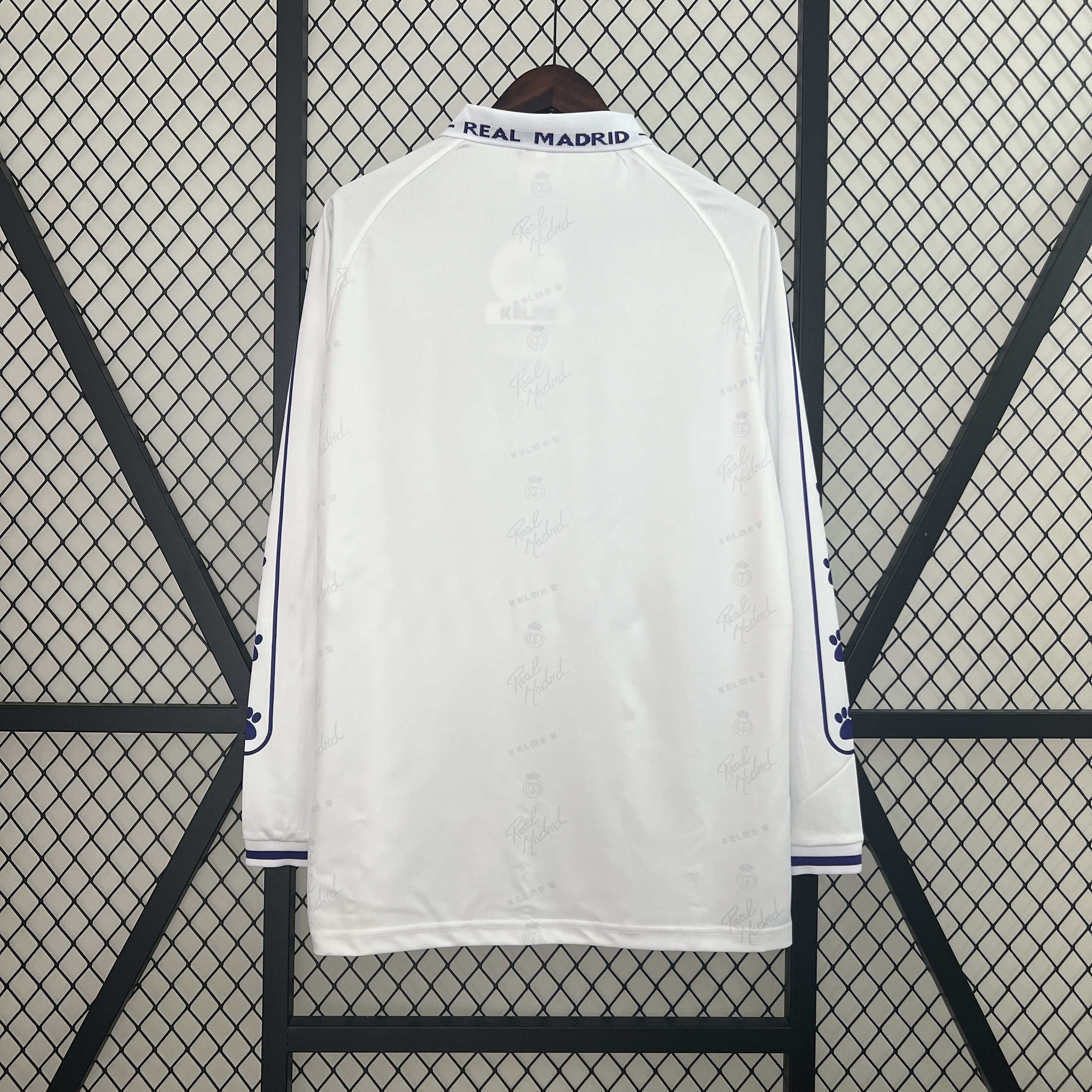 1994/1996 Real Madrid home Long Sleeve Retro Football Shirt