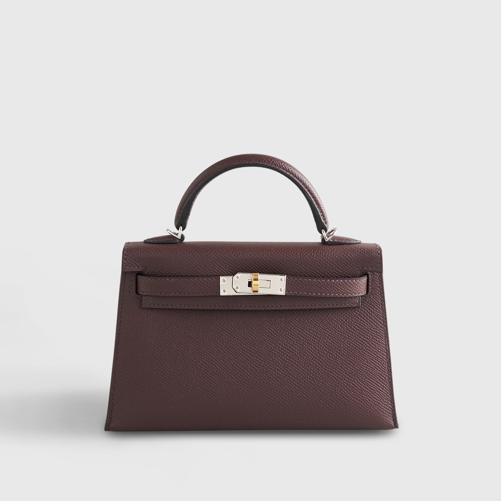 Hermès Kelly Mini Epsom Rouge Sellier Electrum Hardware