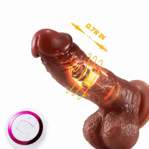 8.07‘’ Mlovexy - 9 Vibrating 3 Telescoping Swing Realistic Dildo Vibrator