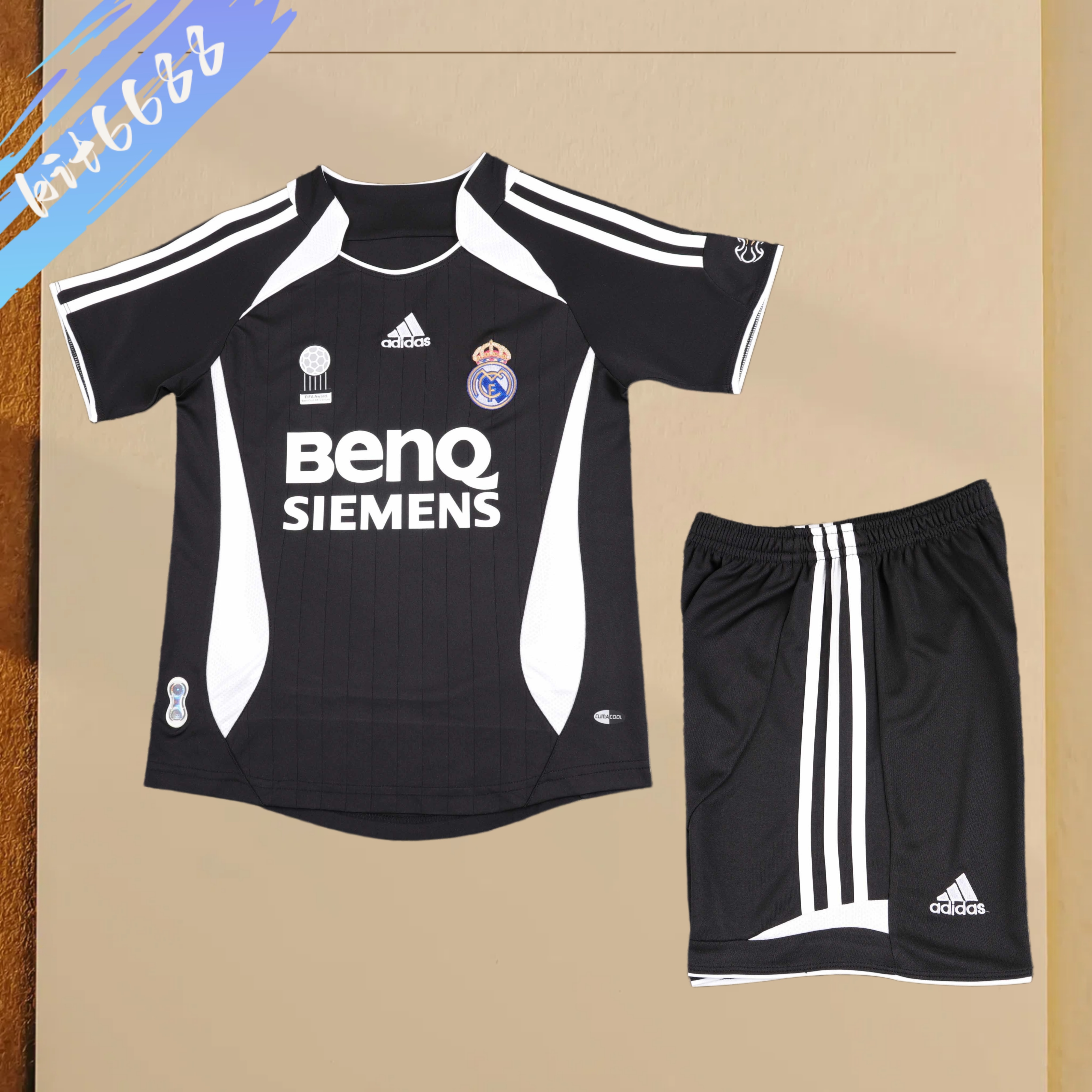 2006/2007 Real Madrid Third Away Retro Kids Set