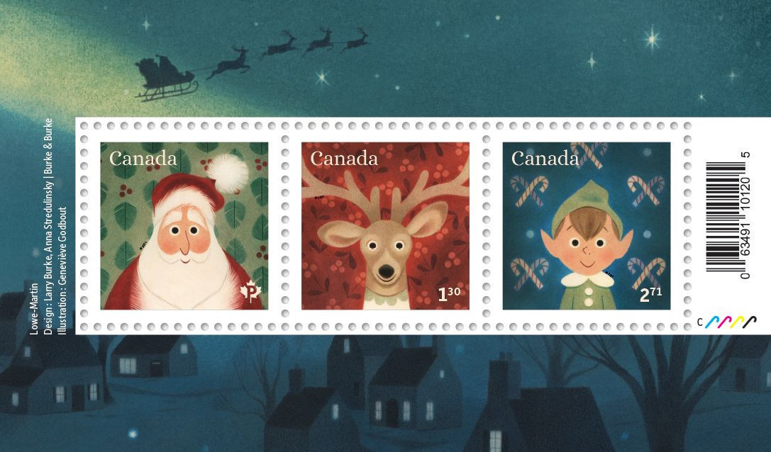 Canadian: Christmas in Canada 2021 — 50 Sheets / 150 Pcs