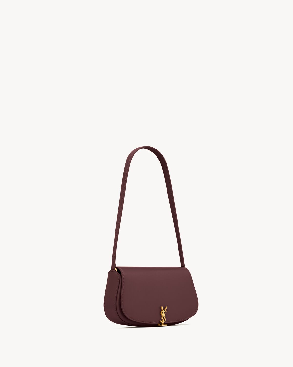 mini voltaire in box saint laurent ROUGE CABERNET