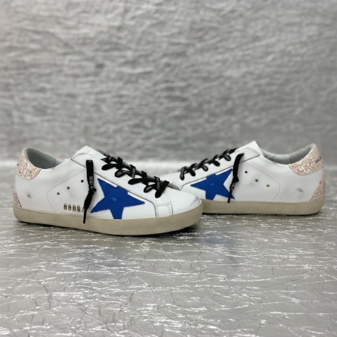 Golden Goose Super Star 'Silver Heel
