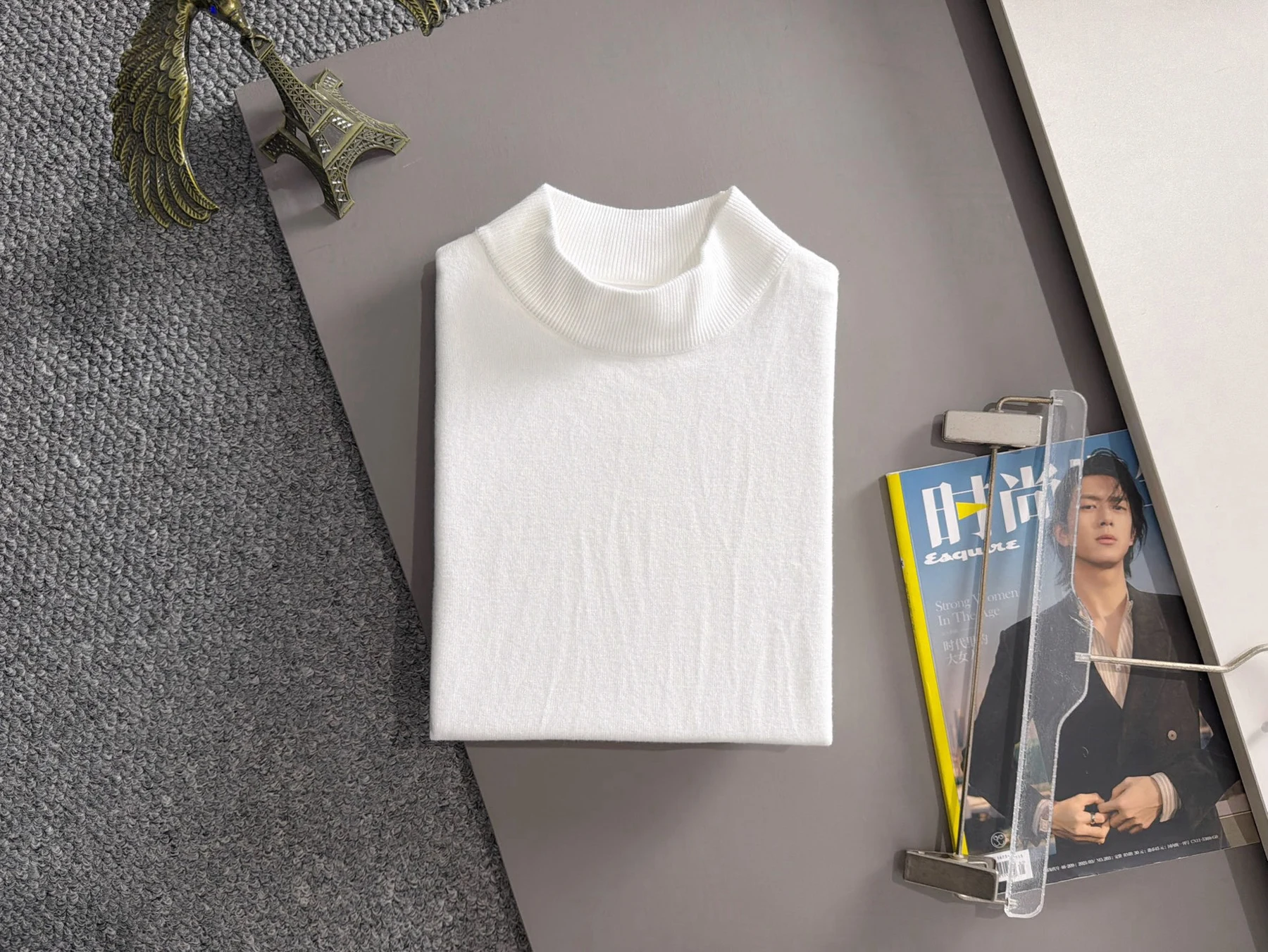 Balenciaga 25FW Stickmotive Weiß Sweatshirts RW249713