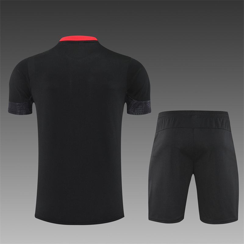 25/26 AC Milan short sleeves Training Uniform (adult Kids Kit)