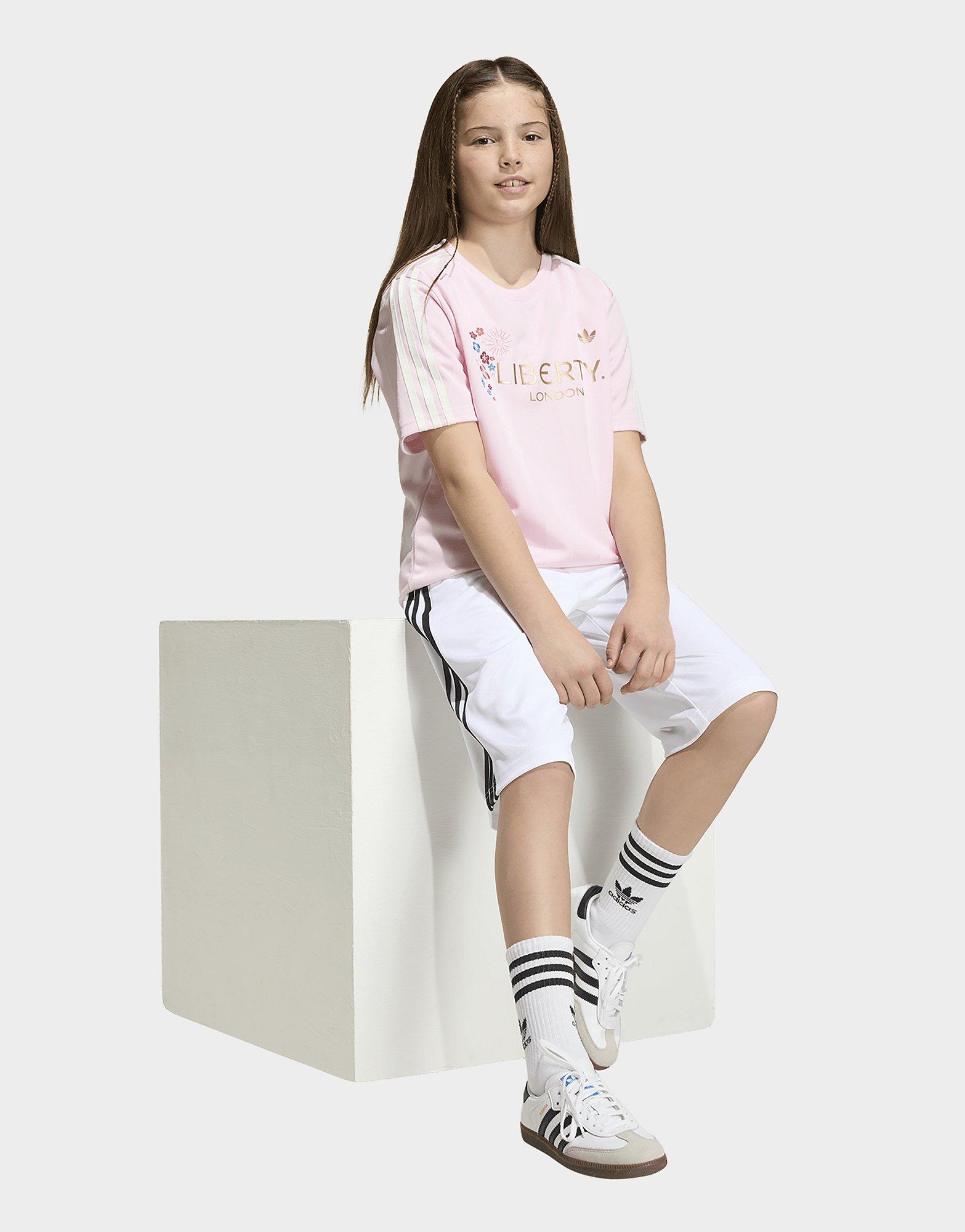 adidas 3-STREIFEN HEART T-SHIRT, SCHMAL GESCHNITTEN
