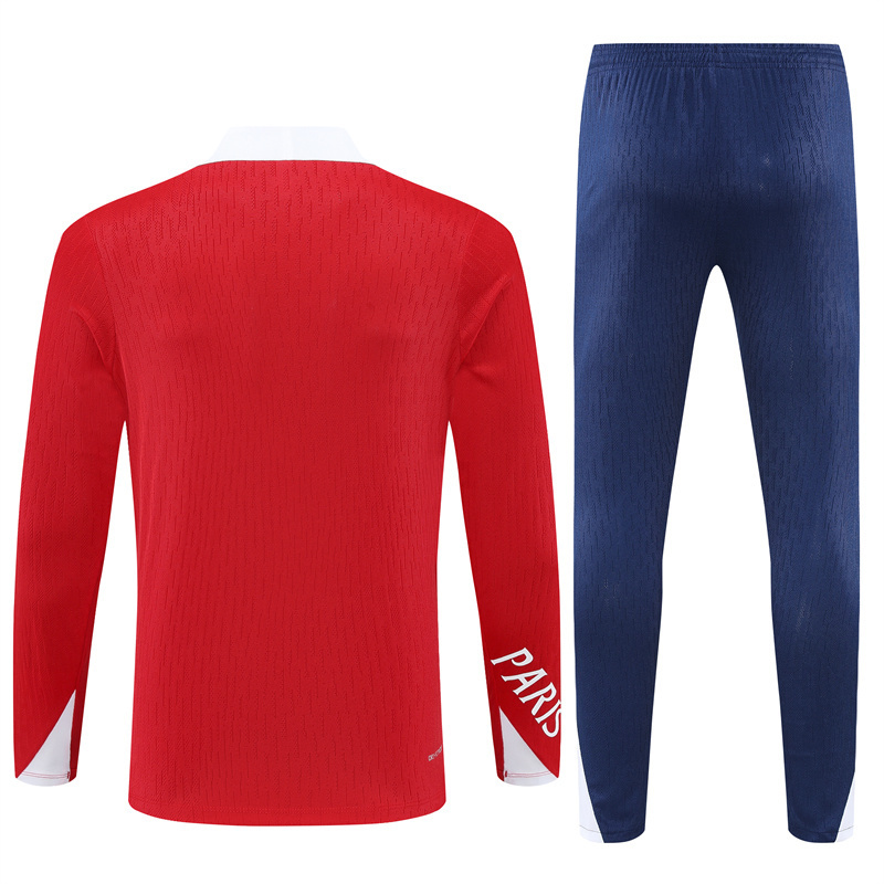 2025/2026 PSG Paris Saint-Germain Kids Half Zip Training Clothes (Kids Kit)