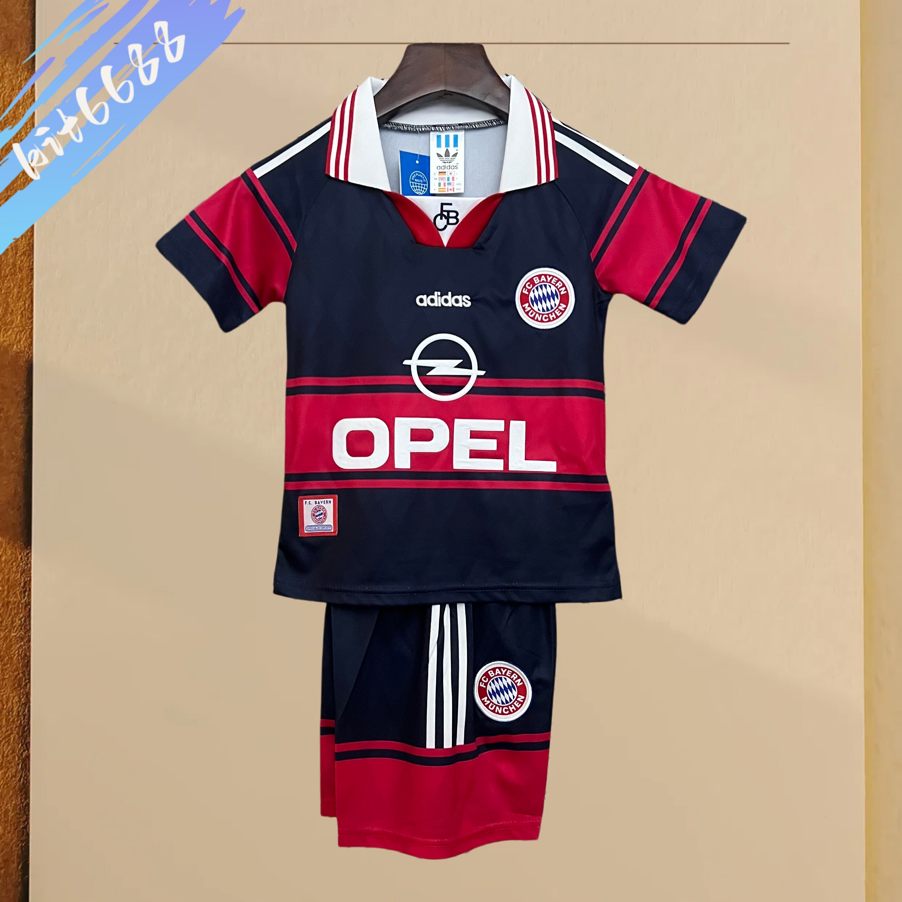 1997/1999 Bayern Munich home  Retro Football Shirt ( Kids Kit )