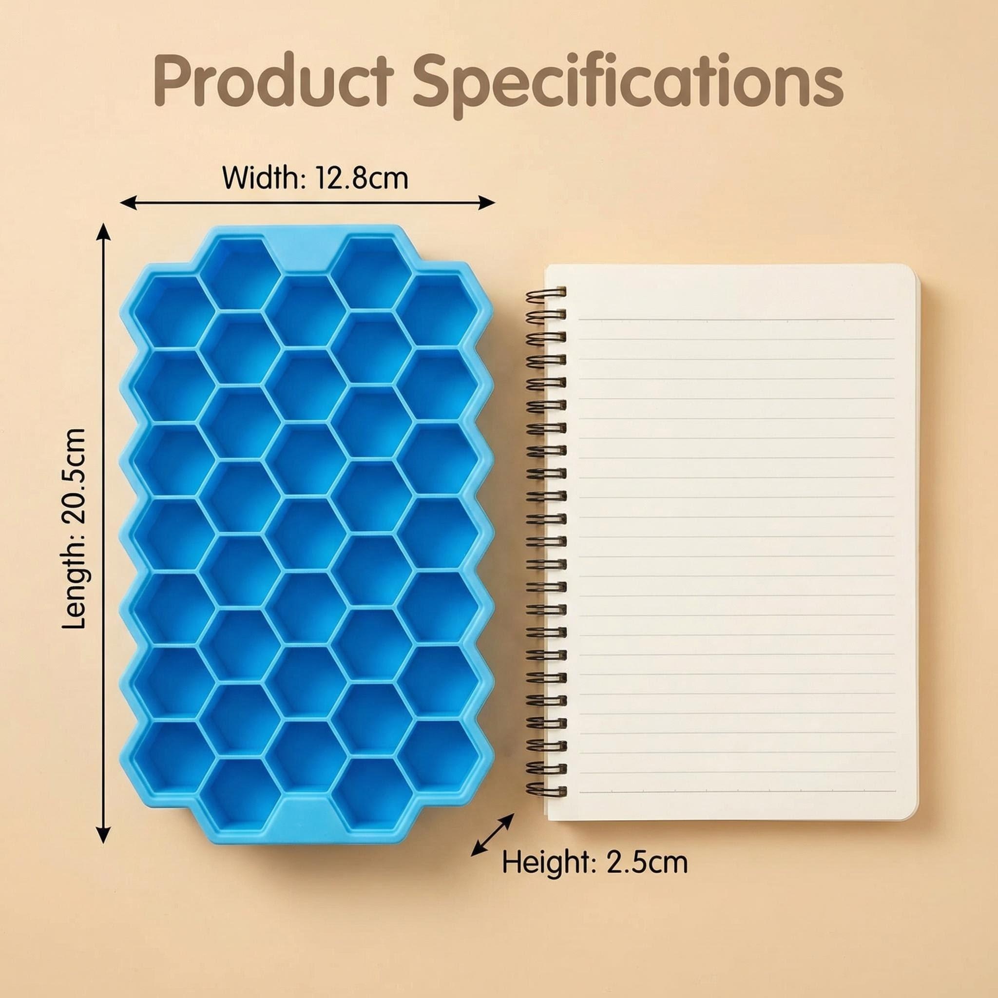 Silicone Honeycomb Ice Cube Tray 37 Grids