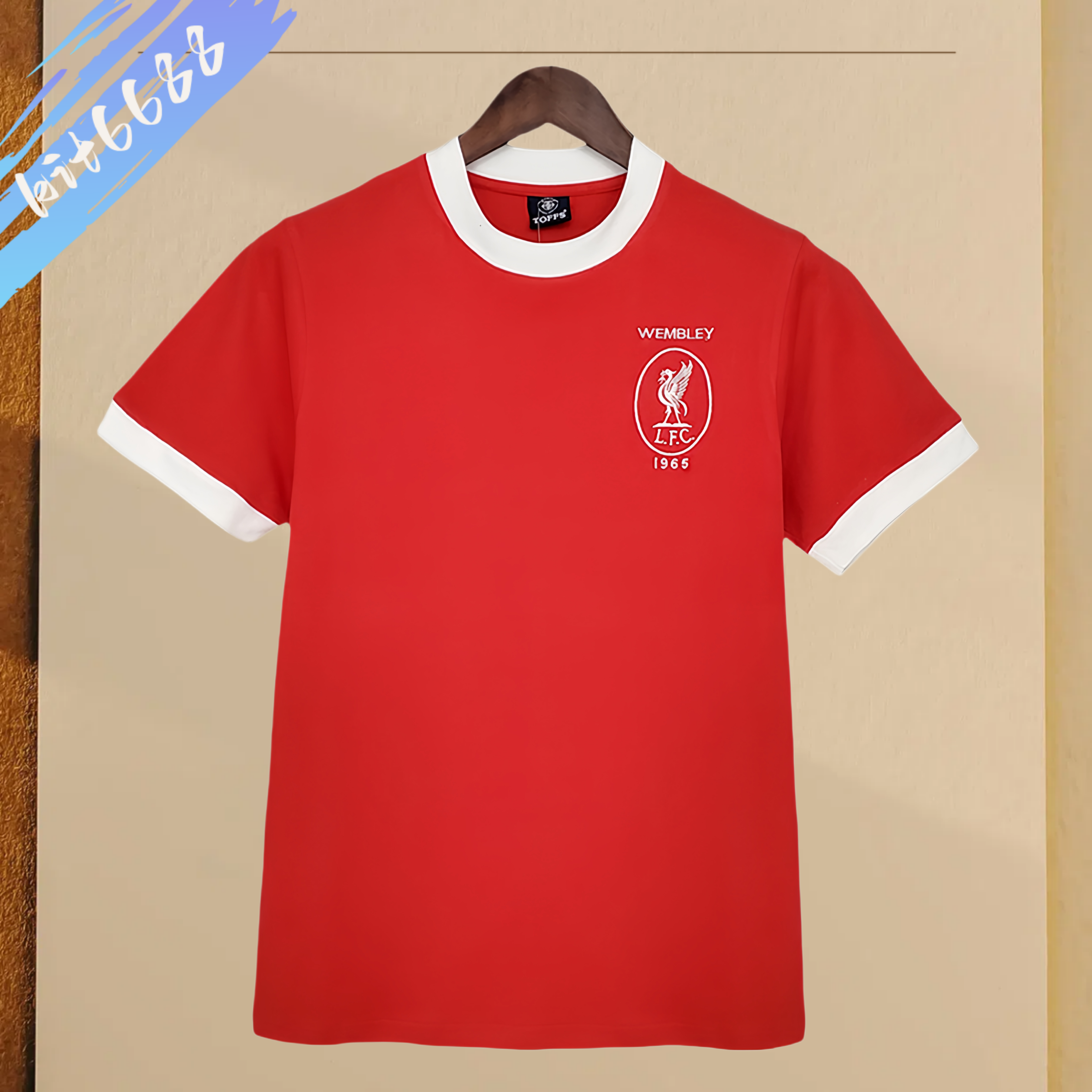 1965 Liverpool Retro Home Football Shirt