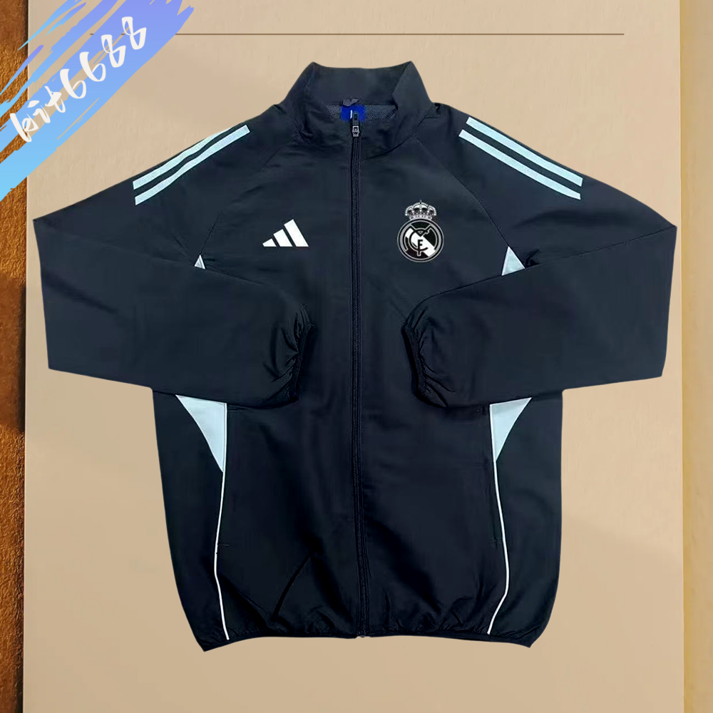 2025/2026 Real Madrid Windbreaker Jacket