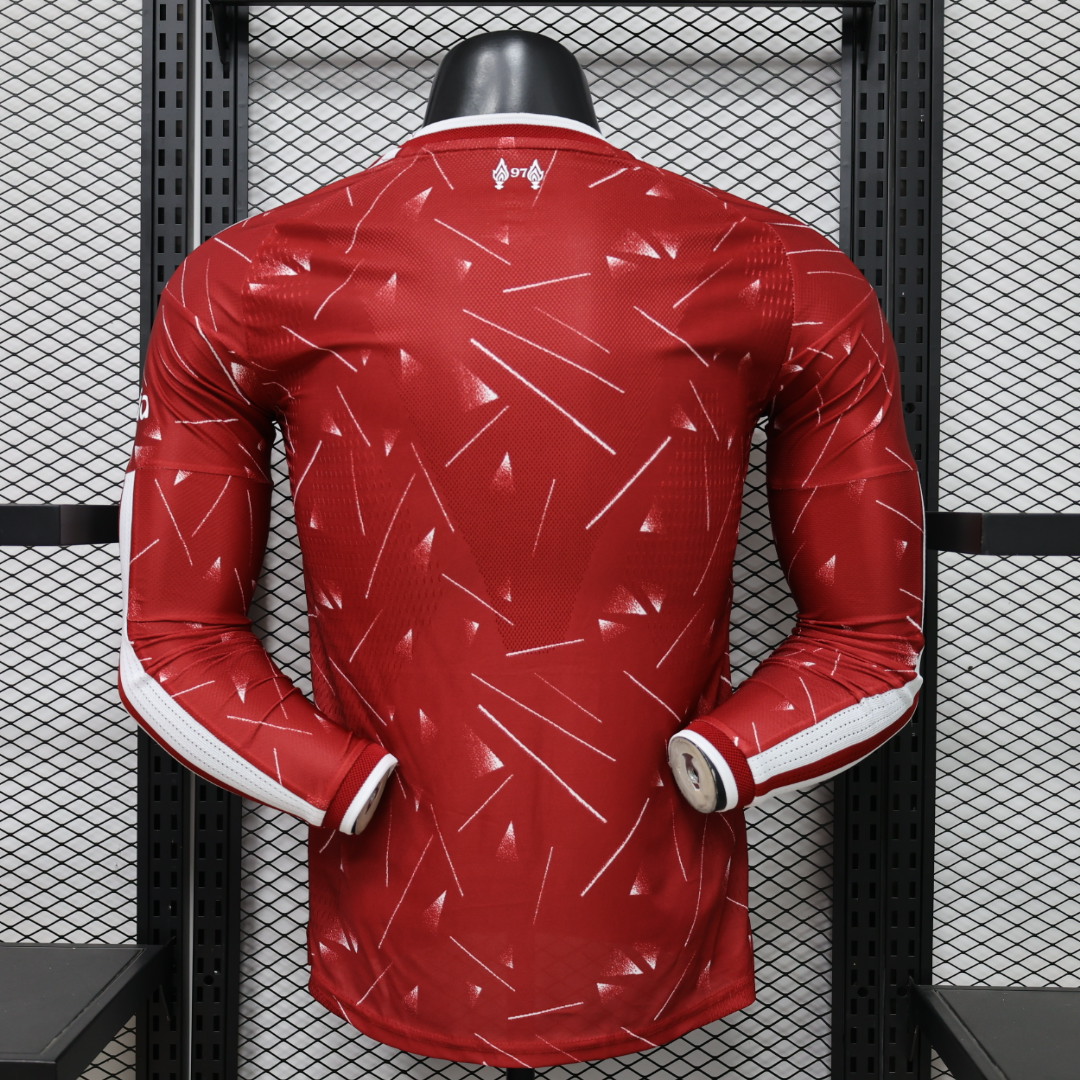 2026/2027 Liverpool FC Home Long Sleeve Football Shirt (Player version)