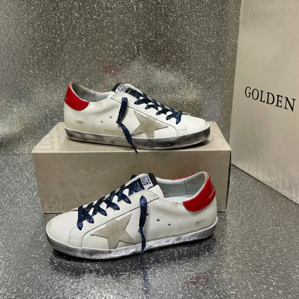Golden Goose Super Star Dirty shoes made of top-grain cowhide