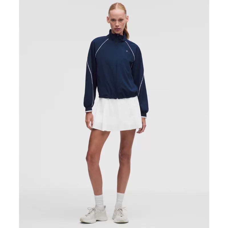 A-Line Side-Pleat Tennis Skirt