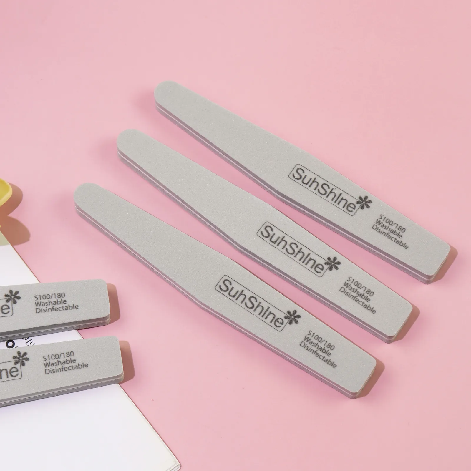 Classic Gray Nail Files for Professional Nail Shaping
