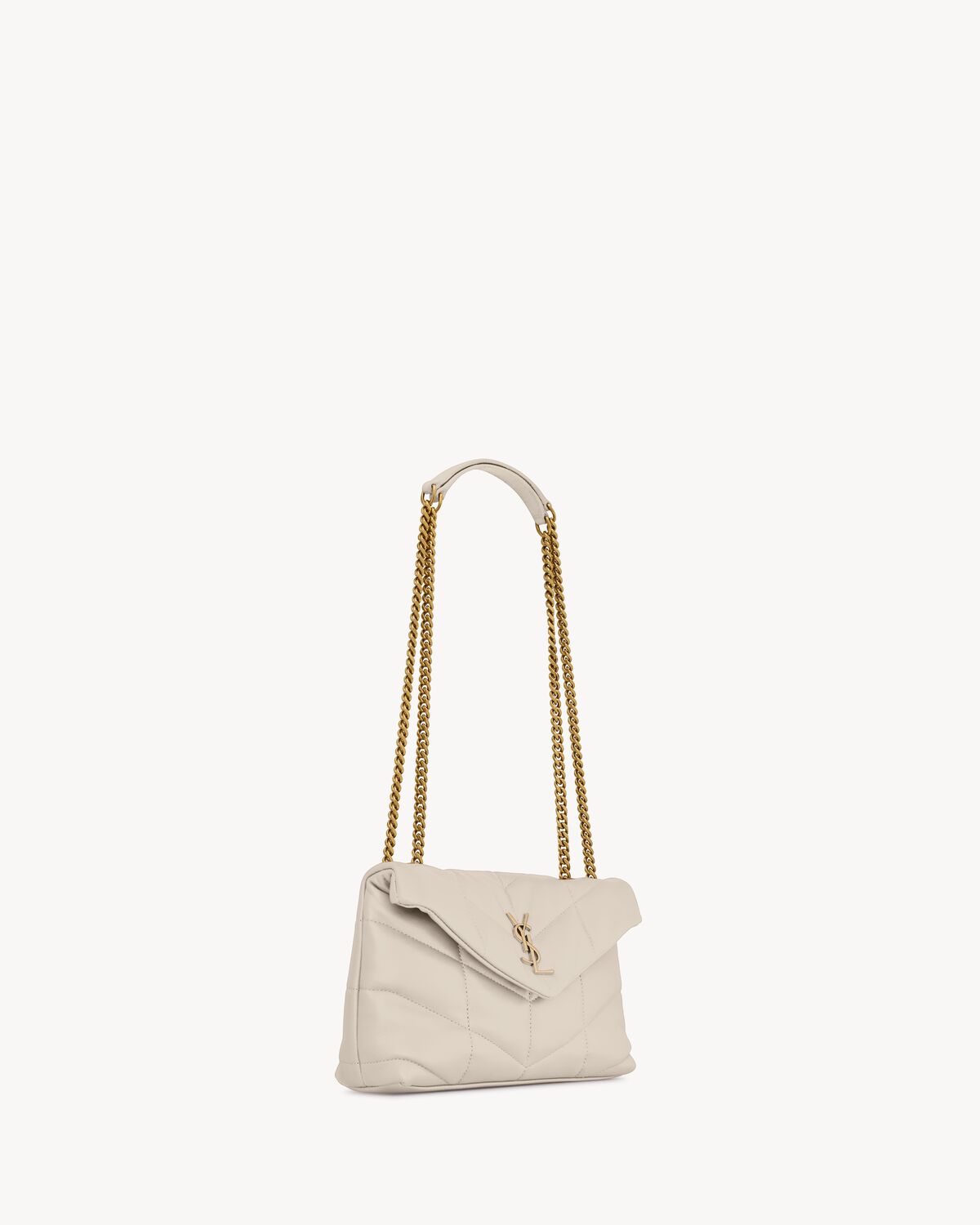 Toy puffer in lambskin BLANC VINTAGE