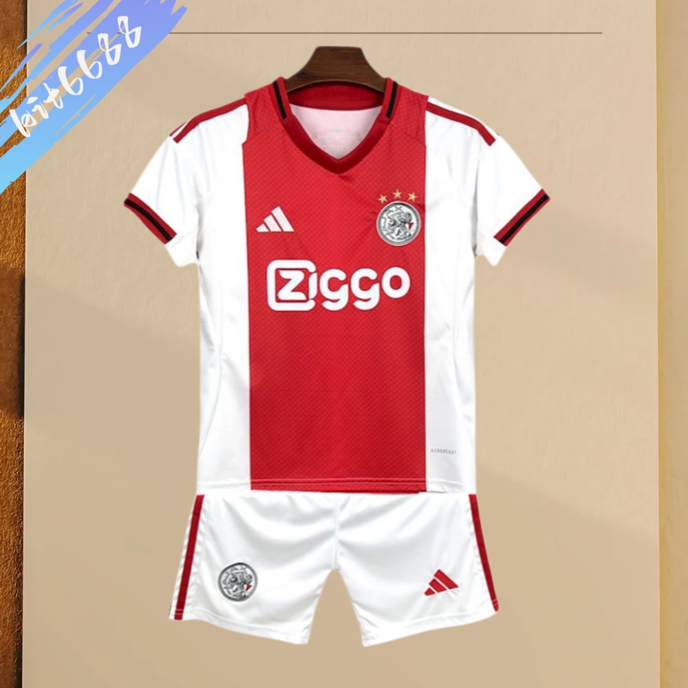 2025/2026 Ajax Home Football Shirt（Kids Kit socks）