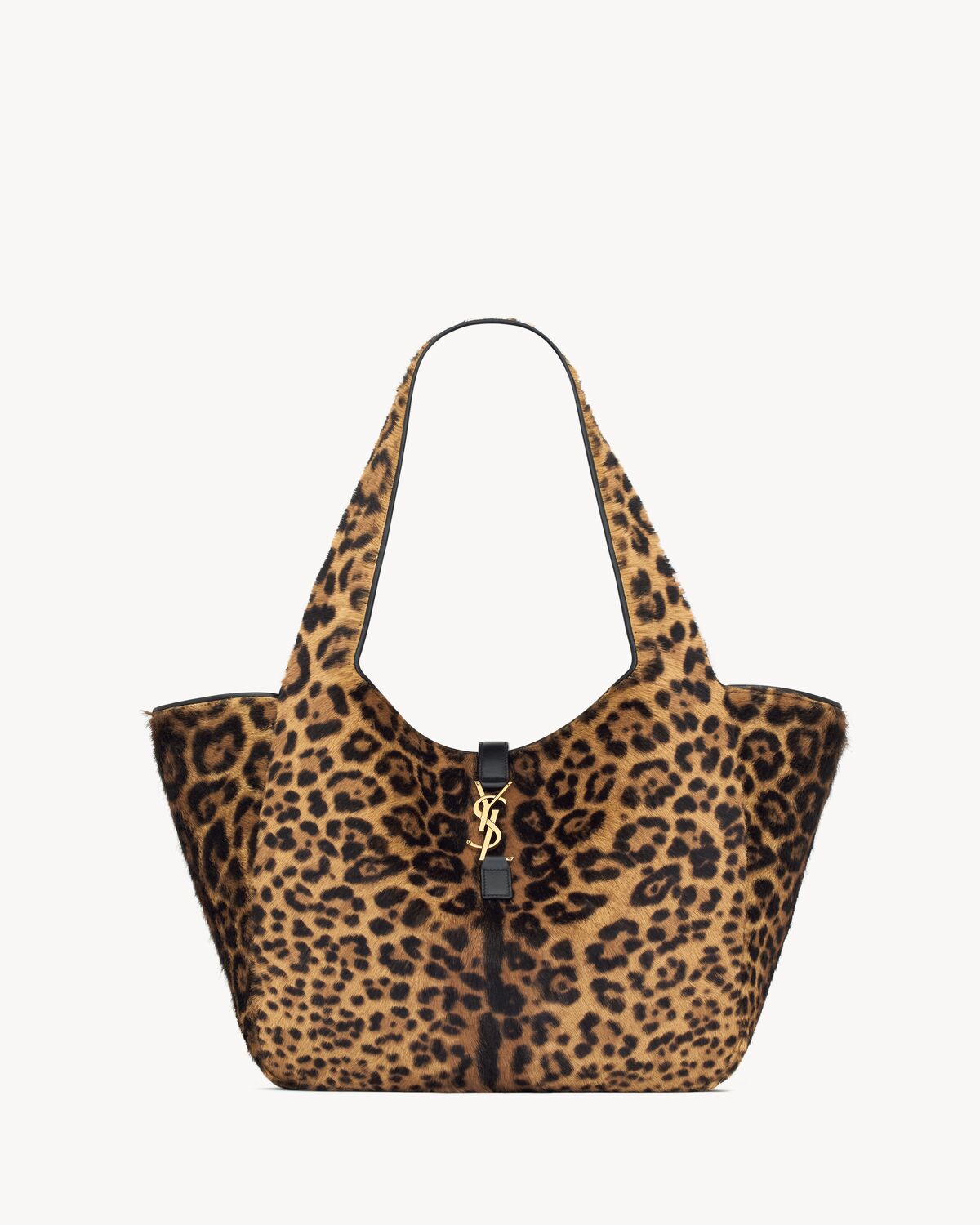 le 5 à 7 bea in pony hair leather EARTH AND BLACK