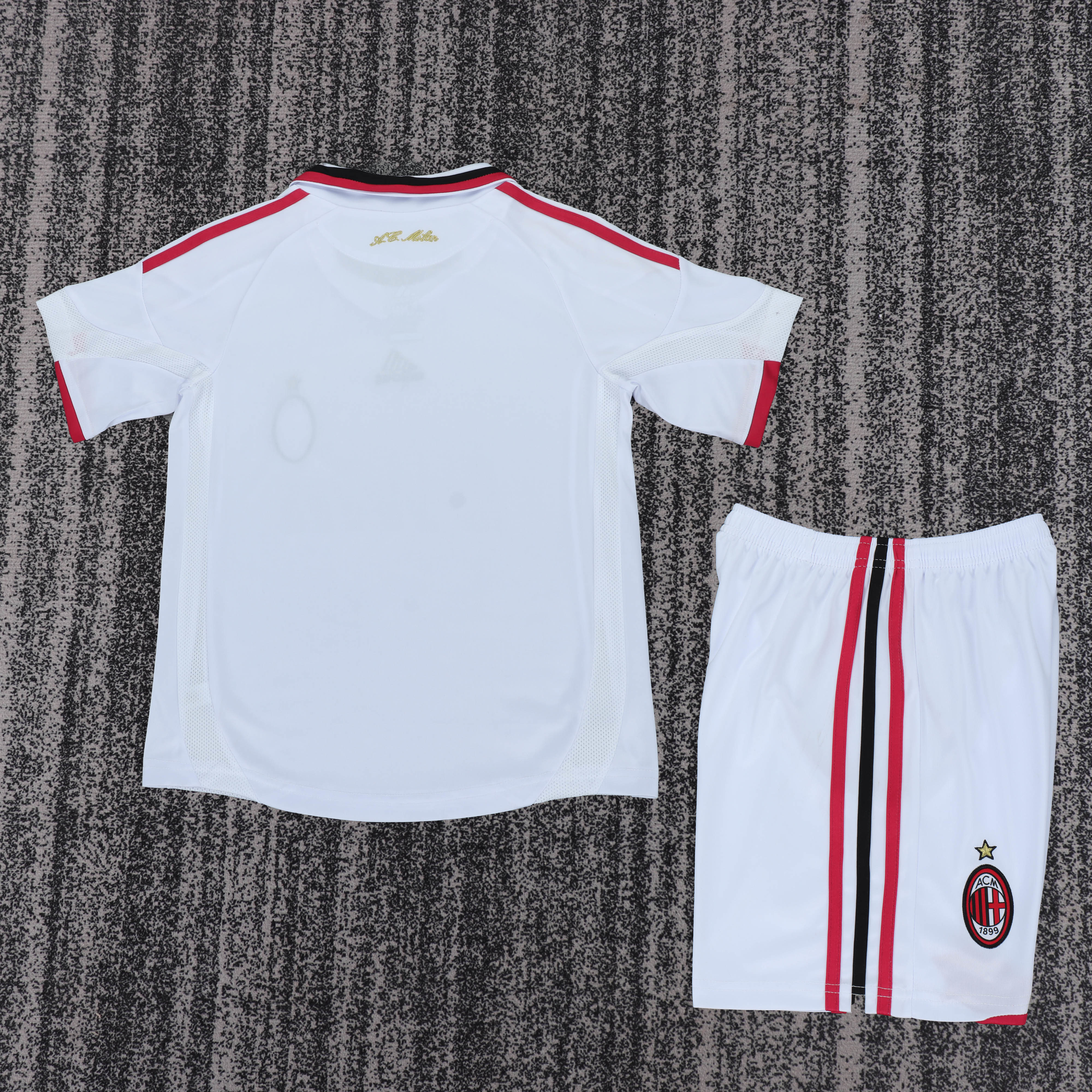 2009/2010 AC Milan Away Retro Football Jersey (Kids Kit)
