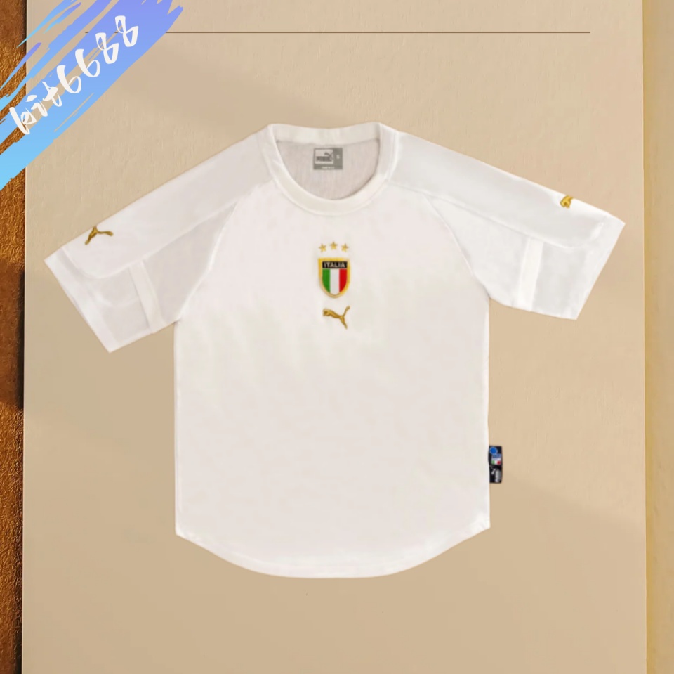 2004 Italy Away Retro Football Shirt