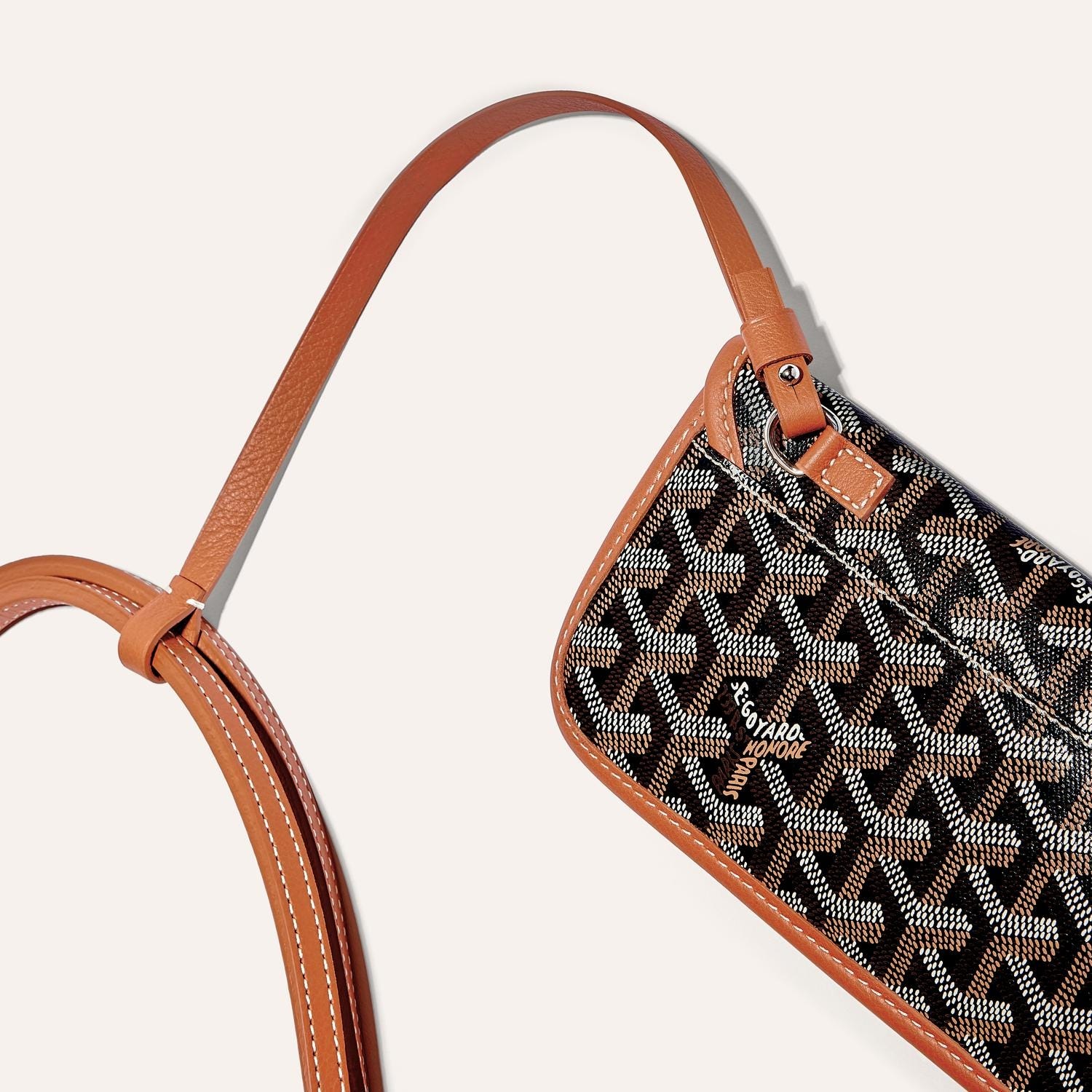 Anjou GM Bag Black and Tan